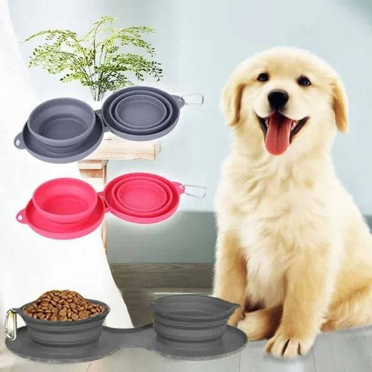 Travel Dog Diner Set - Free Shipping - Classy Pet Life