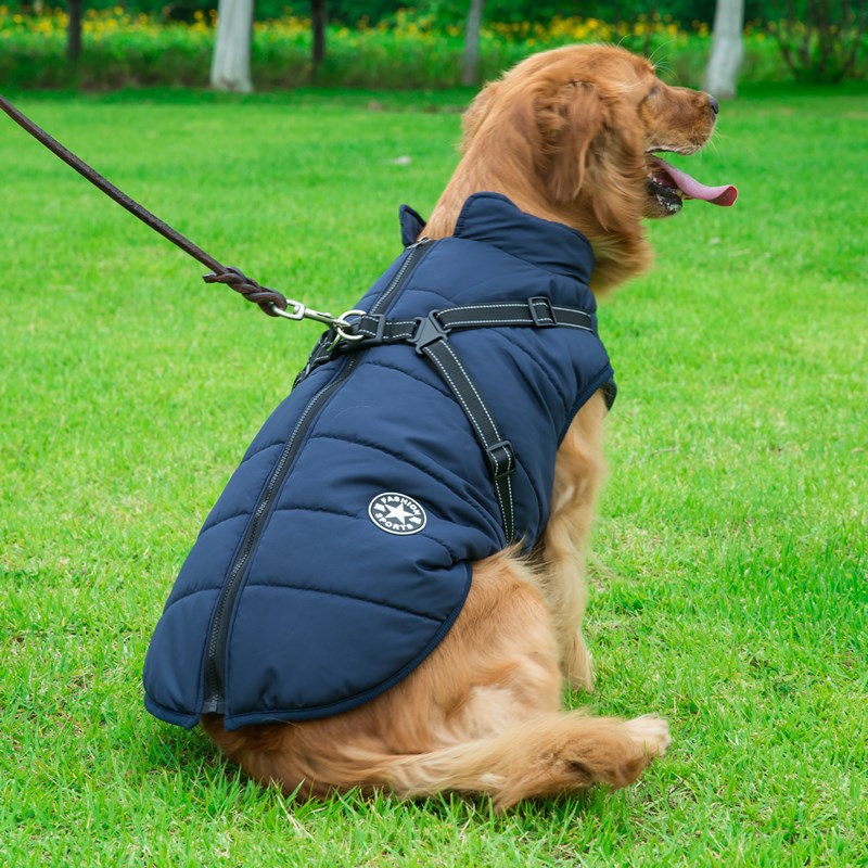 Waterproof Winter Jacket Dog Harness