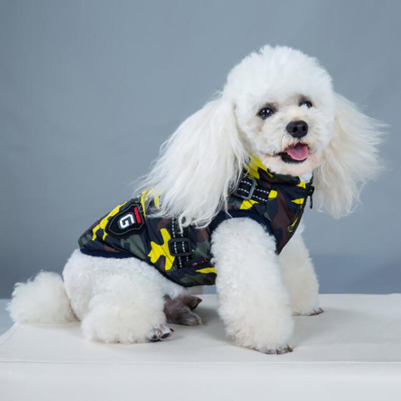 Waterproof Winter Jacket Dog Harness