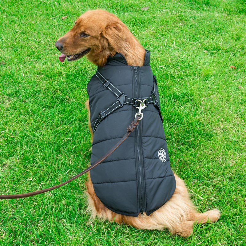 Waterproof Winter Jacket Dog Harness