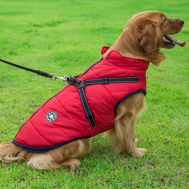 Waterproof Winter Jacket Dog Harness