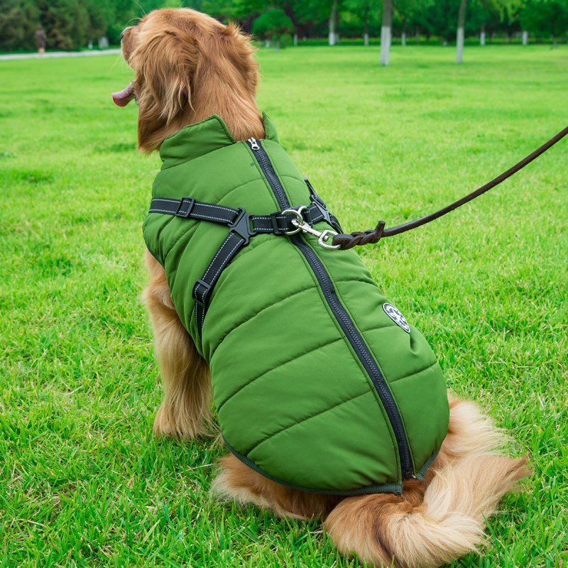 Waterproof Winter Jacket Dog Harness